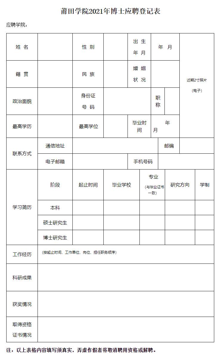 全莆田最新招聘信息汇总