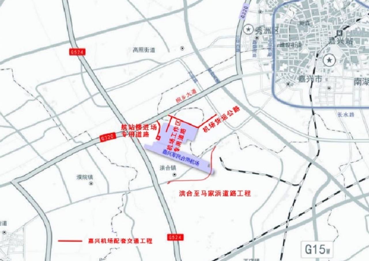 嘉兴机场最新规划图，未来航空枢纽蓝图揭秘